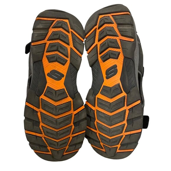 Skechers Sandals Tresman Garo Relaxed Fit Luxe Foam Comfort Mens Size 12 Gray - Picture 6 of 7